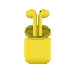 Наушники HIPER Беспроводные наушники HIPER TWS AIR Soft Bluetooth 5.0 гарнитура Li-Pol 2x50mAh+300mAh, Желтый, фото 1