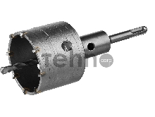  Коронка ЗУБР буровая, коническая посадка центрирующего сверла, SDS-Plus хвостовик, в сборе, 73мм [2918-73_z01]                   