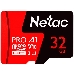 Флеш карта MicroSD card Netac P500 Extreme Pro 32GB, retail version w/o SD adapter, фото 2