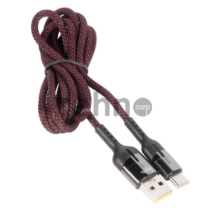 Кабель HOCO U68 Type-C 5A Gusto flash charging data cable, черный