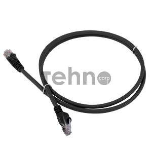 Патч-корд LANMASTER LSZH UTP кат.5e, 5.0 м, черный Патч-корд LANMASTER LSZH UTP кат.5e, 5.0 м, черный