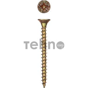 Саморезы СУ-Ж универсальные, 40 х 4.0 мм, 35 шт, желтый цинк, ЗУБР