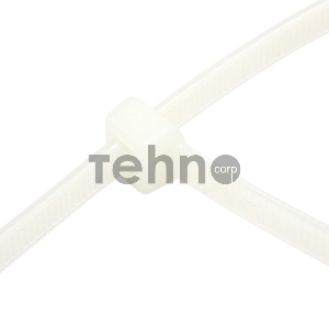 Хомут-стяжка кабельная нейлоновая REXANT 500 x4,8 мм, белая, упаковка 100 шт.