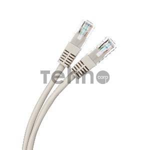 Патчкорд литой Aopen UTP кат.5е 1,5м серый