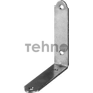 Уголок мебельный узкий УМ-1.5, 75х75х17  х 1.5мм, белый цинк, ЗУБР