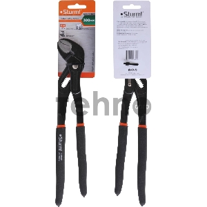 Клещи Sturm 1020-06-300 переставные 300мм(Галка) КНОПОЧНАЯ СИСТЕМА ФИКСАЦИИ,НАСЕЧ ГУБ,ПВХ РУК, [1020-06-300]