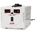 Стабилизатор напряжения Powerman AVS-D Voltage Regulator 1000VA, Digital Indication, 2x Schuko Outlets, 1m Power Cord, 230V, 1 year warranty, White, фото 4