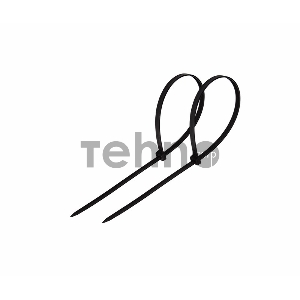 Хомут-стяжка кабельная нейлоновая REXANT 80 x2,5 мм, черная, упаковка 100 шт.