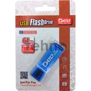 Флеш Диск Dato 64Gb DB8002U3 DB8002U3B-64G USB3.0 синий