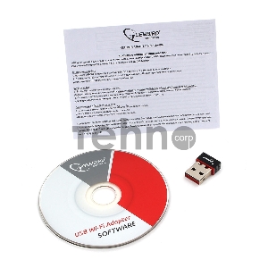 Сетевой микро адаптер WiFi Gembird 150 Мбит, USB, 802.11b/g/n