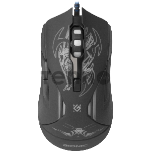 Мышь Defender Bionic GM-250L [52250] {Проводная игровая мышь, оптика,6кнопок,800-3200dpi}