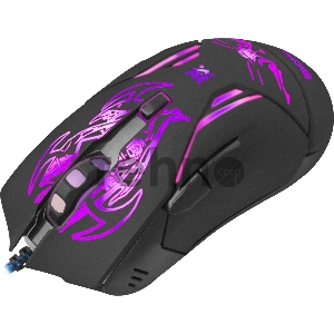 Мышь Defender Bionic GM-250L [52250] {Проводная игровая мышь, оптика,6кнопок,800-3200dpi}