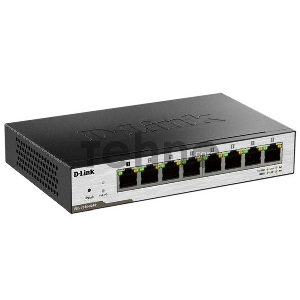 Коммутатор D-Link DGS-1100-08PD/B1B Настраиваемый L2 коммутатор с 8 портами 10/100/1000Base-T и поддержкой питания по PoE