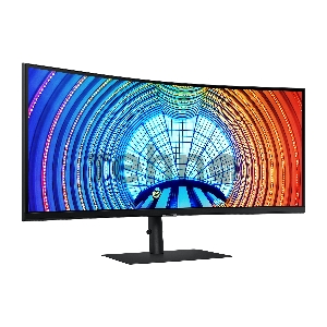 Монитор Samsung S34A650UBI ЖК 34 curved (R=1000 mm) VA monitor, UWQHD 3440x1440, 5ms, 350 cd/m2, MEGA DCR( static 4000:1), 178°/178°, HDMI (2.0), Display port (1.2), USB3.0 x3; USB-C (90 Вт), HDR10, HAS, PiP/PBP, Game mode, Ethernet (LAN), VESA 100x100 mm