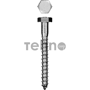 Шурупы ШДШ с шестигранной головкой (DIN 571), 120 х 12 мм, 150 шт, ЗУБР