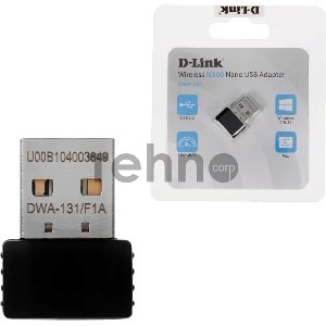 Сетевой адаптер WiFi D-Link DWA-171/RU/D1A DWA-171/RU USB 2.0 (ант.внутр.) 1ант.