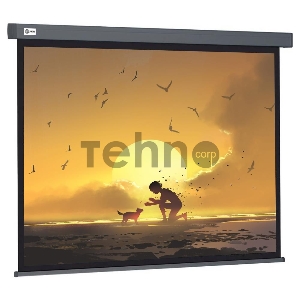 Экран Cactus 124.5x221см Wallscreen CS-PSW-124X221-SG 16:9 настенно-потолочный рулонный серый