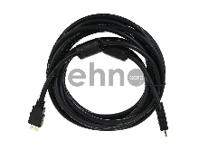 Кабель HDMI 19M/M ver 2.0, 5М, 2 фильтра  Aopen <ACG711D-5M>      