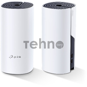 Бесшовный Mesh роутер TP-Link DECO P9 (2-PACK) AC1200 10/100/1000BASE-TX белый (упак.:2шт)