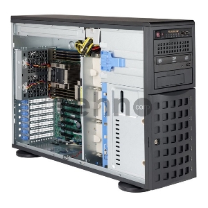 Платформа SuperMicro 7049P-TRT - 4U/Tower - 8x SATA - Dual 10-Gigabit Ethernet - 16x DDR4 - 1280W Redundant
