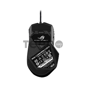 Игровая беспроводная мышь ASUS ROG Chakram Core (USB, RGB LED, 6 кнопок, Omron, 16000 dpi, black, USB, 90MP01T0-BMUA00)