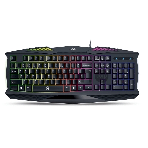 Клавиатура игровая проводная Genius Scorpion K220, USB, 7 цветов подсветки, 12 функциональных клавиш, до 2 млн. нажатий, защита от брызг. Кабель 1.5 м. Цвет