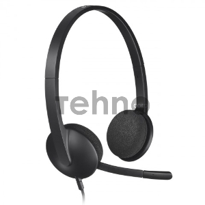 Гарнитура Logitech Headset H340 USB graphite (981-000509) Гарнитура Logitech Headset H340 USB graphite (981-000509)