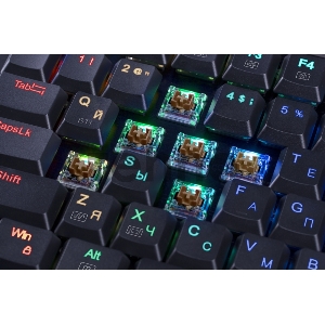 Клавиатура USB DRAGONWARRIOR RGB REDRAGON 70520 DEFENDER