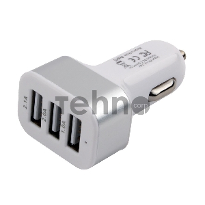 Адаптер питания Cablexpert MP3A-UC-CAR17, 12V->5V 3-USB, 2.1/2/1A Адаптер питания Cablexpert MP3A-UC-CAR17, 12V->5V 3-USB, 2.1/2/1A
