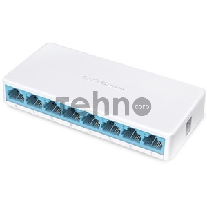 Коммутатор Mercusys MS108, 8 портов Ethernet 100 Мбит/с