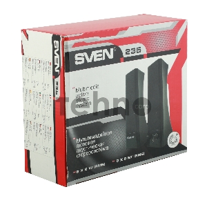 Колонки SVEN SPEAKER 2.0 235 BLACK SV-0110235BK