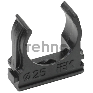 Держатель с защёлкой CF25 IEK черный CTA10D-CF25-K02-100 Держатель с защёлкой CF25 IEK черный CTA10D-CF25-K02-100