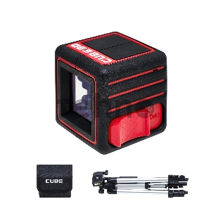 Лазерный уровень ADA Cube 3D Professional Edition  1.5А штатив нейлоновая сумка 65х65х65мм до 20м