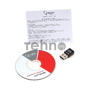 Сетевой двухдиапазонный Wi-Fi мини USB-адаптер Gembird 600 Мбит, USB, 802.11b/g/n/ac/а