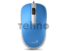 Мышь Genius Mouse DX-120 ( Cable, Optical, 1000 DPI, 3bts, USB ) Blue