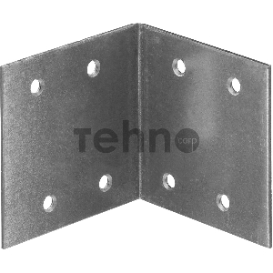 Уголок мебельный широкий УМШ-1.5, 60х60х60 х 1.5мм, белый цинк, ЗУБР