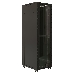 Шкаф серверный Hyperline (TTB-3266-AS-RAL9004) напольный 32U 600x600мм пер.дв.стекл задн.дв.спл.стал.лист 2 бок.пан. 800кг черный 510мм IP20 сталь, фото 5