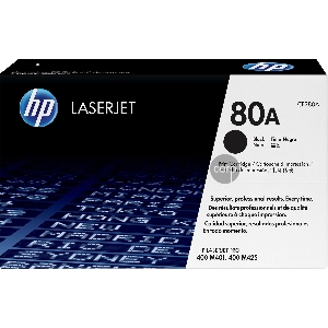 Тонер-картридж HP 80A (CF280A) черный для LaserJet Pro 400 M401/M425 2700 стр.