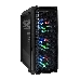 Корпус Miditower ExeGate i3 NEO-PPX700 (ATX, БП 700PPX 14см, 2*USB+1*USB3.0, HD аудио, черный, 3 вент. 12см с RGB подсветкой, контроллер + ПДУ, ARGB MB кабель, пылевые фильтры, боковая панель - закаленное стекло), фото 2