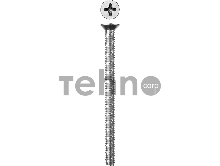 Винт DIN 965, M6 x 80 мм, 5 кг, кл. пр. 4.8, оцинкованный, ЗУБР