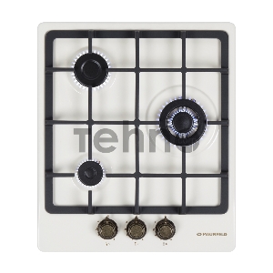 Газовая панель MAUNFELD EGHE.43.33CBG.R/G Газовая панель MAUNFELD EGHE.43.33CBG.R/G/ газ, ширина 45 см, 3 конфорки, слоновая кость