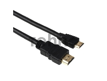 Кабель HDMI to miniHDMI (19M -19M) 1.8м Exegate, ver1.4, позолоченные контакты