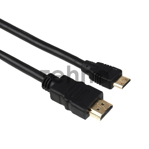 Кабель HDMI to miniHDMI (19M -19M) 1.8м Exegate, ver1.4, позолоченные контакты