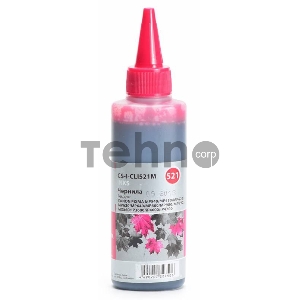 Чернила Cactus CS-I-CLI521M пурпурный (100мл) CANON PIXMA MP540/MP550/MP620/MP630/MP640