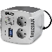 Сетевой фильтр Powerman Стабилизаторы напряжения AVS 500 С Black\Silver (500ВА,5А,КПД 98%,без индикации,настольный), фото 3