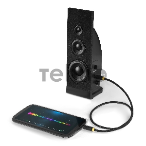 Greenconnect Кабель аудио 0.5m jack 3,5mm/jack 3,5mm, нейлон, черный, желтая окантовка, ультрагибкий, 28 AWG, M/M, Premium , экран, стерео(GCR-AVC8114-0.5m)