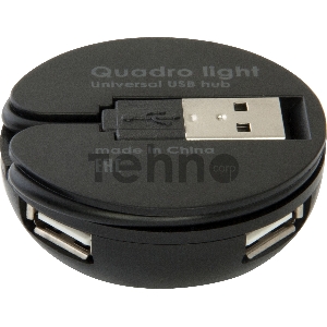 Переходник Defender Quadro Light Универсальный USB разветвитель (83201)