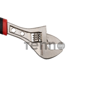 Разводной ключ REXANT 200 мм никелированный, двухкомпонентная рукоятка