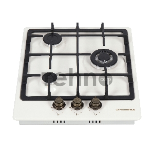 Газовая панель MAUNFELD EGHE.43.33CBG.R/G Газовая панель MAUNFELD EGHE.43.33CBG.R/G/ газ, ширина 45 см, 3 конфорки, слоновая кость