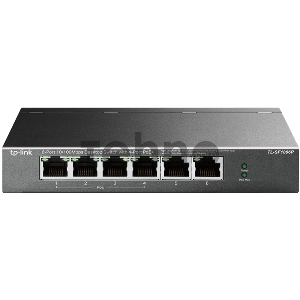 Коммутатор TP-Link 4-port 10/100Mbps Unmanaged PoE+ Switch with 2 10/100Mbps uplink ports, meta case, desktop mount, 4 802.3af/at compliant PoE+ port, 2 10/100Mbps uplink ports, DIP switches for Extend mode, Isolation mode and Priority mode, up to 250m Po